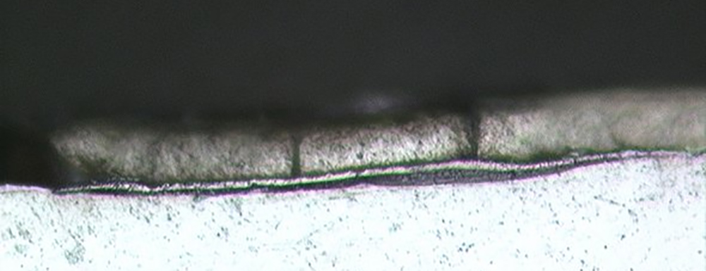Adhesion problems on zinc-plated sheet steel